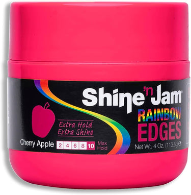 Shine 'n Jam Rainbow Edges – Cherry Apple, 4 oz - ANNS BEAUTY SUPPLY